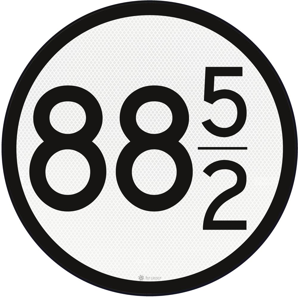 Announcement sign, level crossing, RS318, US20, DOR
