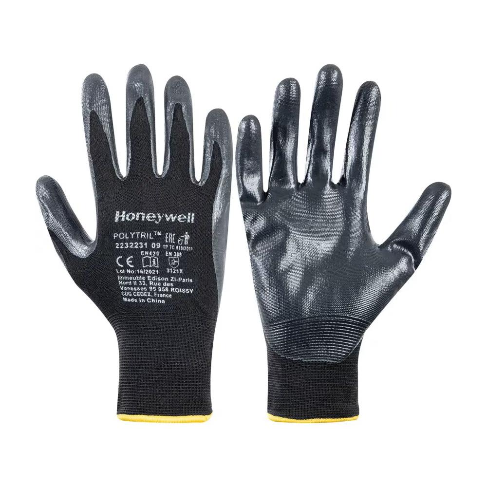 Work gloves, Honeywell, Polytril, size 9