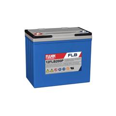 Battery, Fiamm, 12FLB200P, 12V 55Ah, M6/16