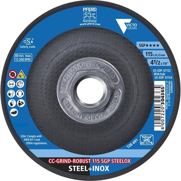 Slijpschijf CC-grind robust115SG Steelox