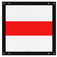Closing board Stop, 300x300, RS243, US20, flat