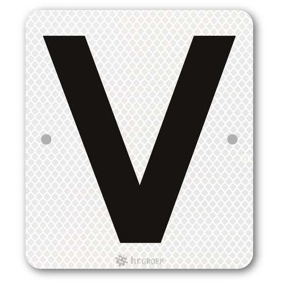 Departure signal board, bk/wt, RS706, US20, flat