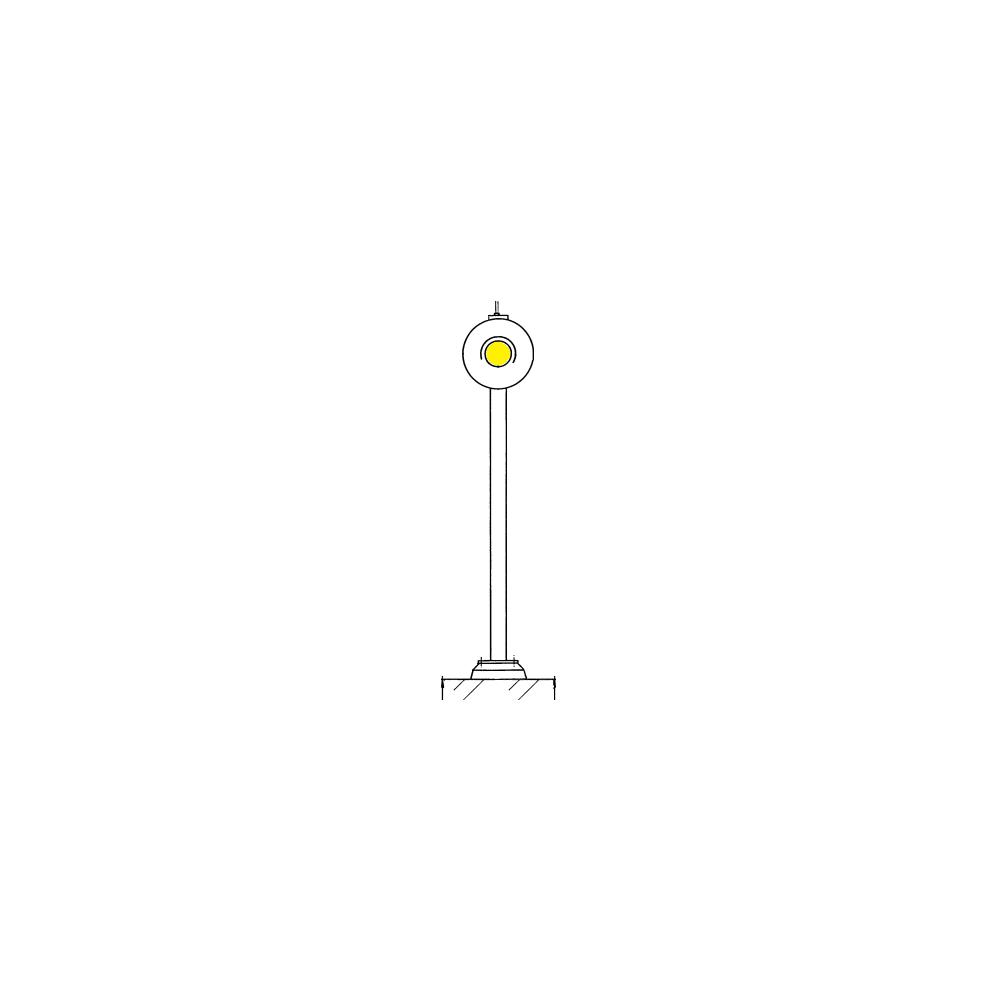 Warning light, yellow