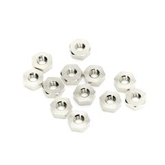 Nut, low, UNS 14-24 brass varn.