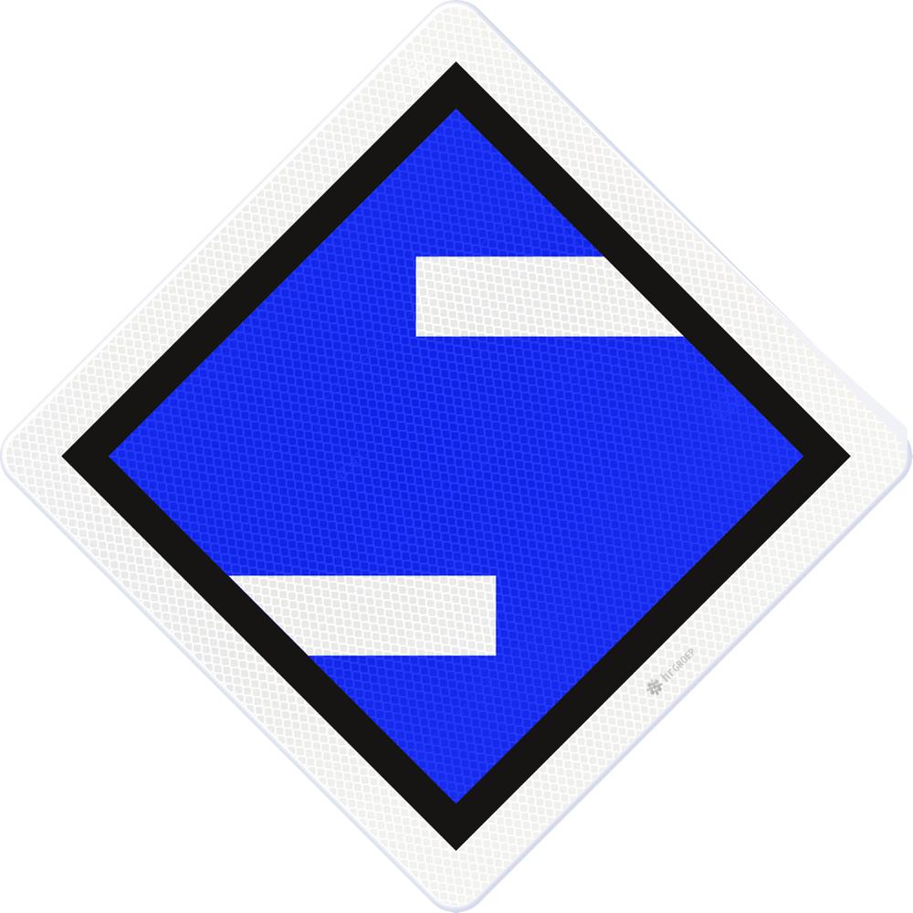 Announcement sign, current disconnection down, RS308a, US20, DOR