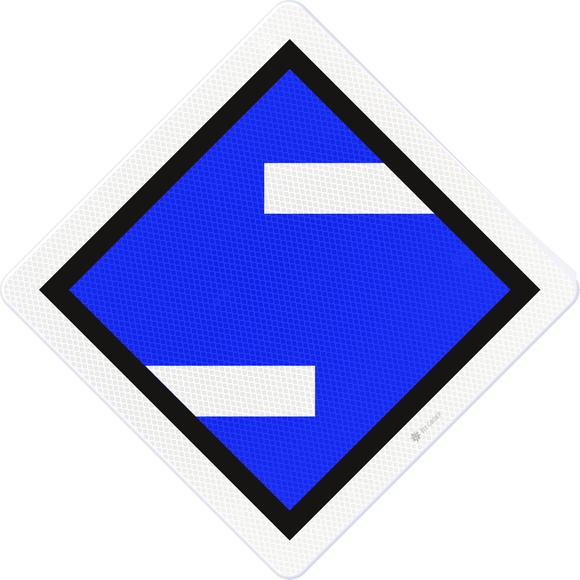 Announcement sign, current disconnection down, RS308a, US20, DOR