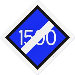 Sign End 1500V, RS320a, US20, DOR