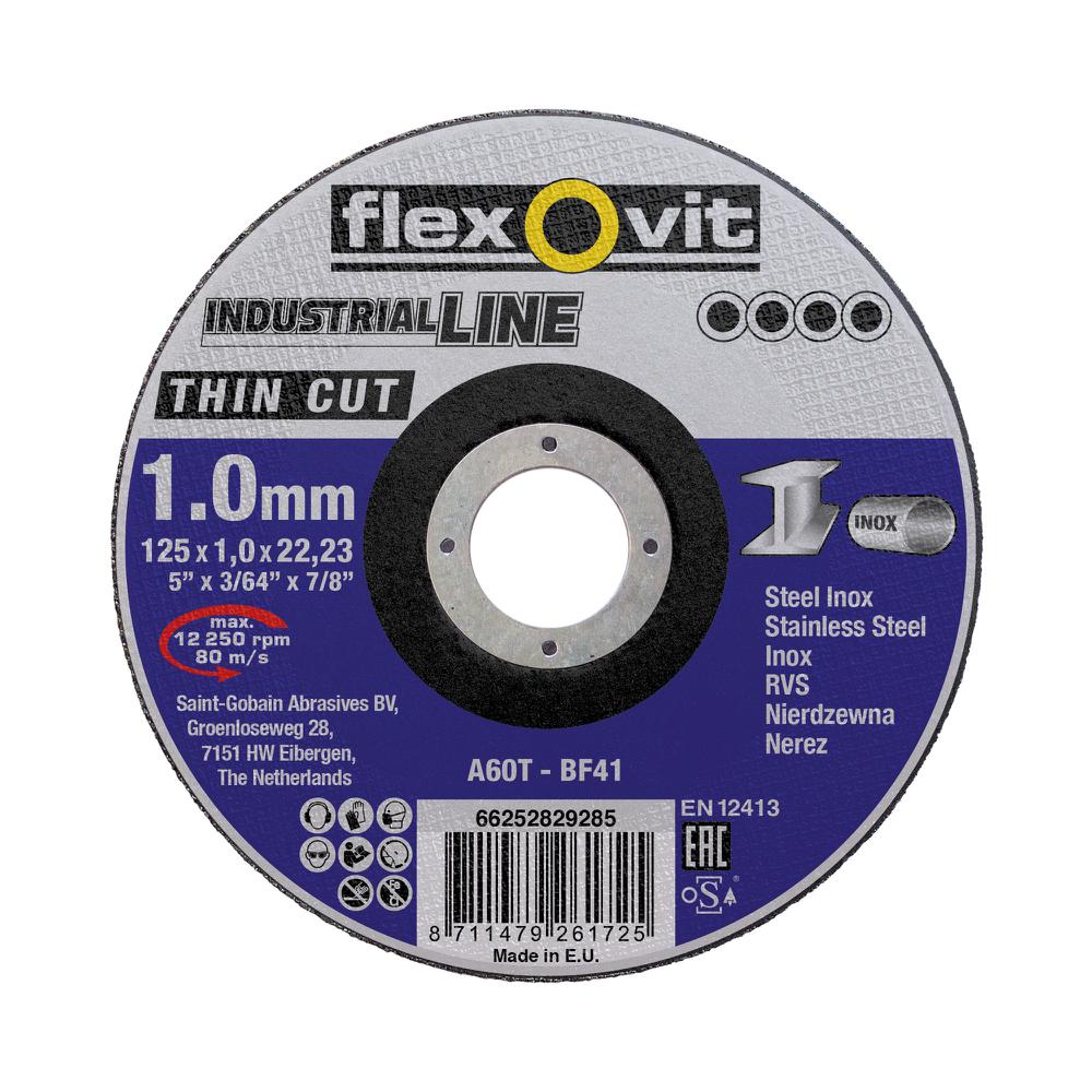 Cutting disc 125x1.0x22.23 IND.LINE