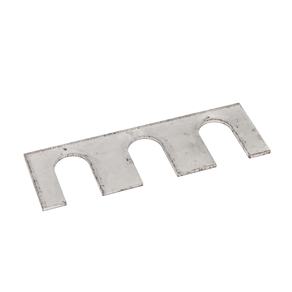 Filler plate, for insul. strip, steel, 3mm