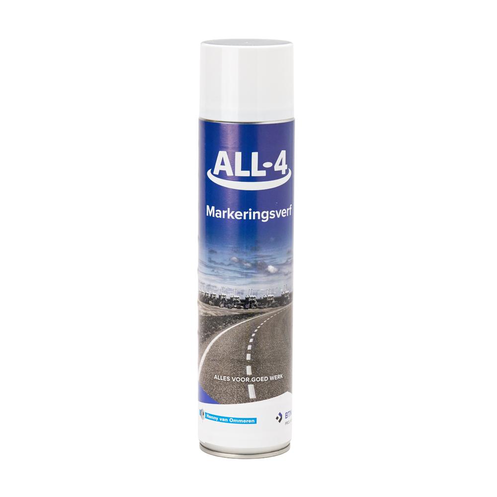 Paint, spray can for lines, white