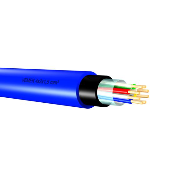 Broadcast cable Emz1k B2ca 4x2x1.5mm²