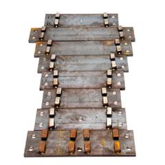 Back plate set 46E3, for point machine, 1:9