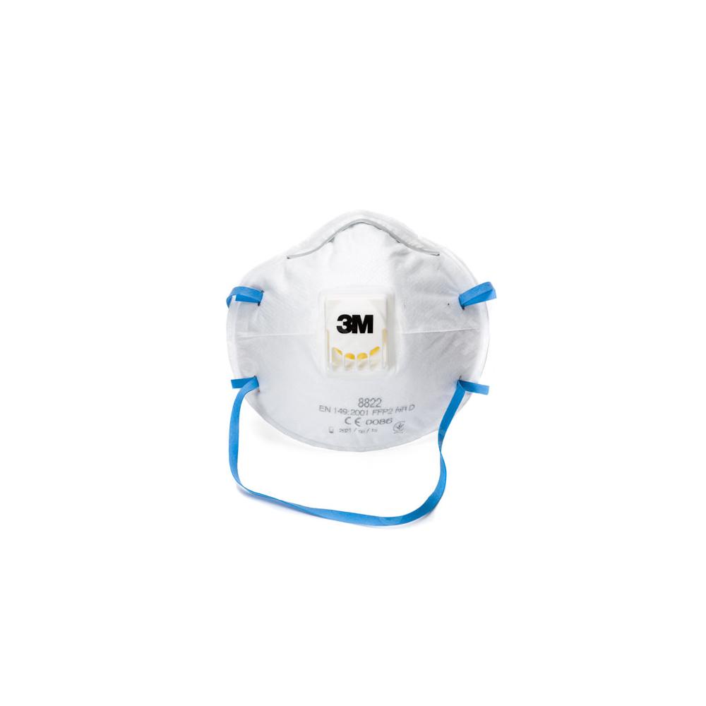 Dust mask, FFP2, with valve, box of 10
