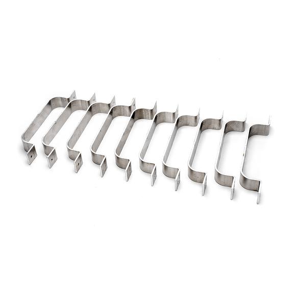 Cable clamp, aluminum, 4x150mm² (bag=10pcs)