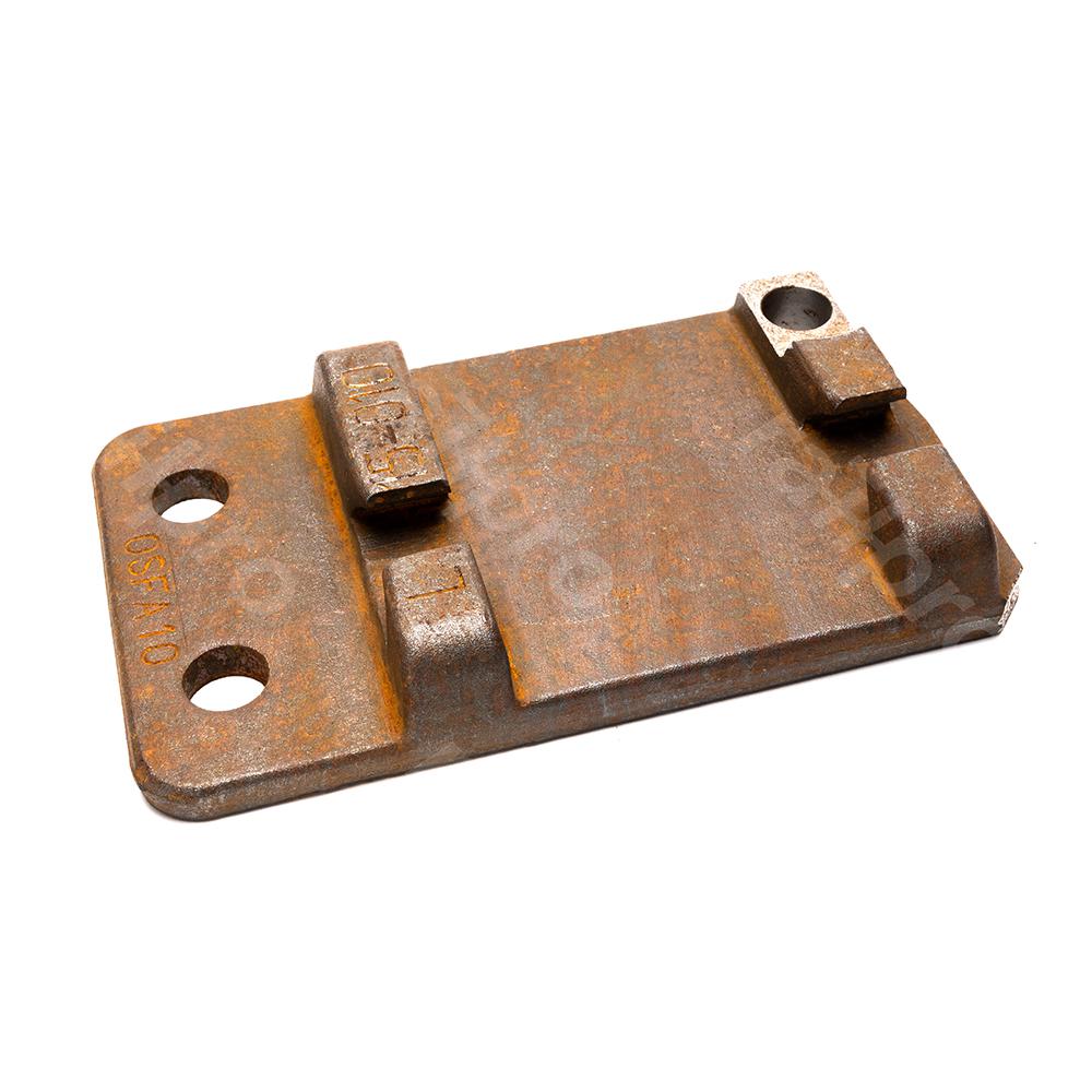 Welded back plate 46E3, single-sided integrated Left