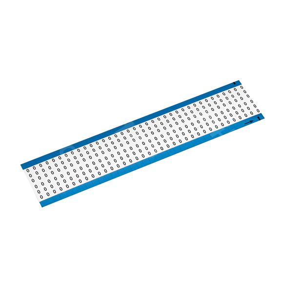 Code markers, '12', white/bk, 6x38mm