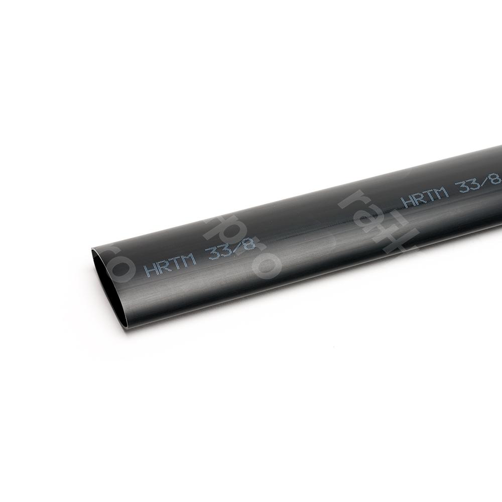Heat shrink tubing, medium wall, adhesive, 33/8mm, 1000mm, bk