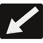 Arrow sign Left, 300x250mm, US20, DOR