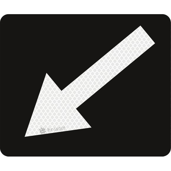 Arrow sign Left, 300x250mm, US20, DOR