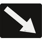 Arrow sign Right, 300x250mm, US20, DOR