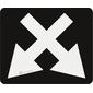 Arrow sign Left-Right, 300x250mm, US20, DOR