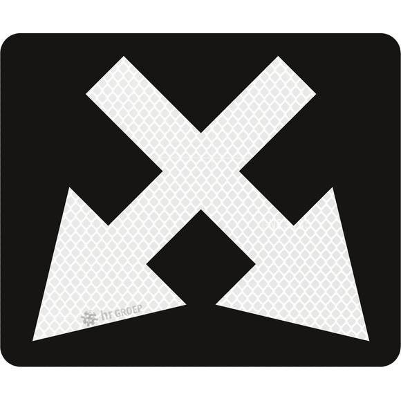 Arrow sign Left-Right, 300x250mm, US20, DOR