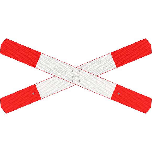 St. Andrew's cross, 2 blades, reinforced, US20