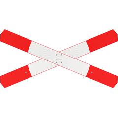 St. Andrew's cross, 2 blades, reinforced, US20