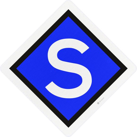 Stop sign E-traction, RS301a, US20, DOR