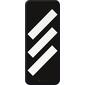 Reflector plate, 3 stripe, RS251b, US20, DOR