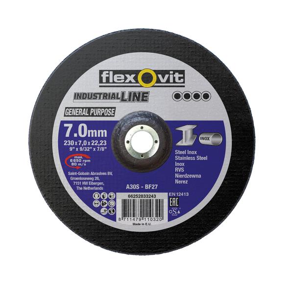 Grinding disc 230x7.0x22.23 IND.LINE