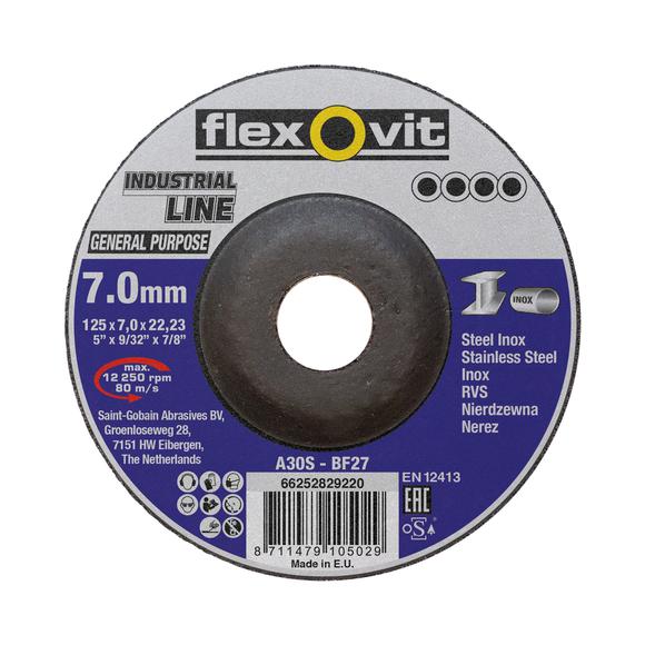 Grinding disc 125x7.0x22.23 IND.LINE