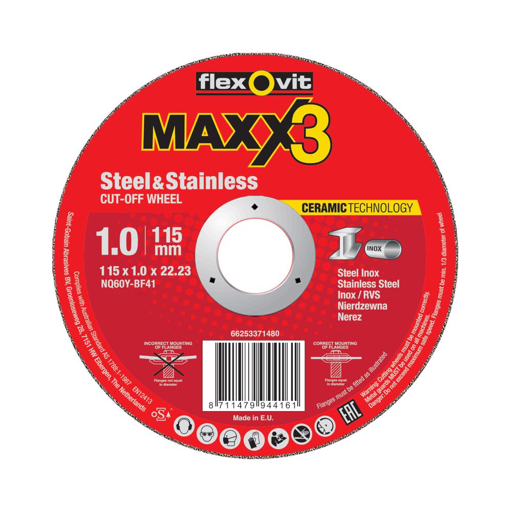 Cutting disc 115x1.0x22.23 MAXX3