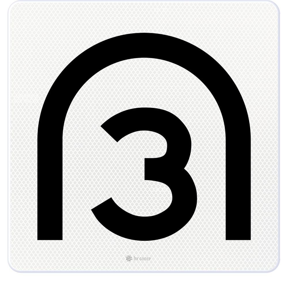 Entry speed sign 3, RS281, US20, DOR