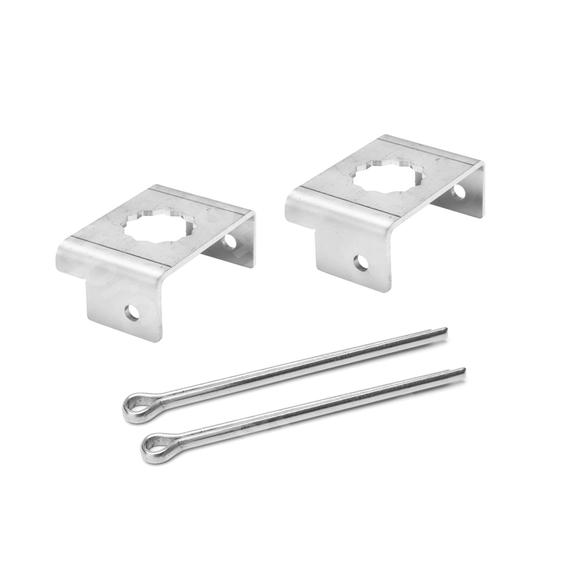 Retaining plate and split pin for DeltaSwitch