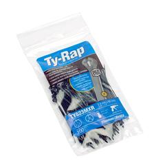 Cable tie, 92x2.4mm, bk, uv, with clip