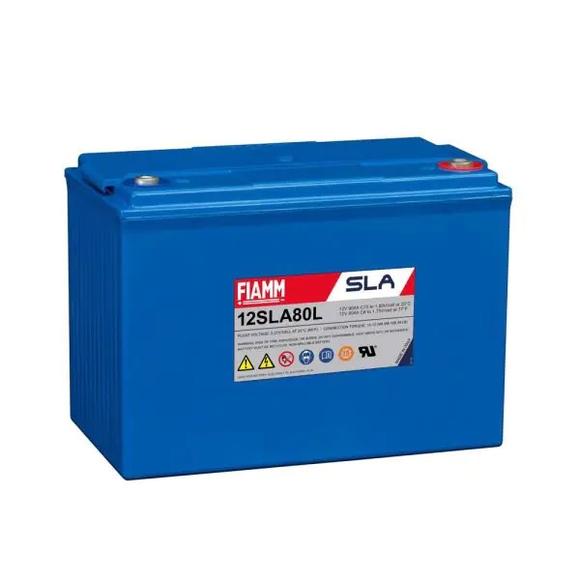 Battery, Fiamm, 12SLA80L, 12V 80Ah