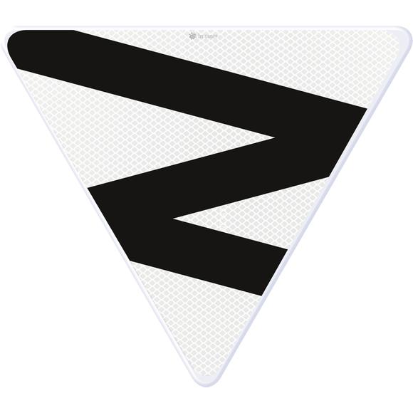 Zig-zag board, triangle, US20, DOR