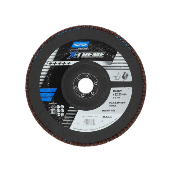 Flat flap disc, X-Treme, 180x22, R860 P40