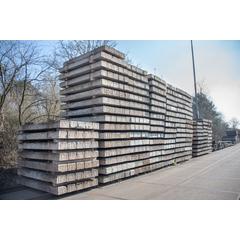 Concrete beam, arm. 2 back plates / 2 incl. plates
