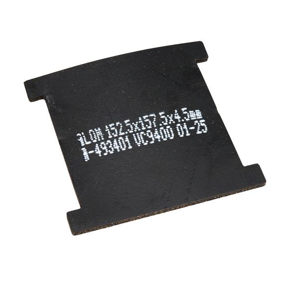 Rail pad, FC9, 157.5/132.5x152.5/114x4.5