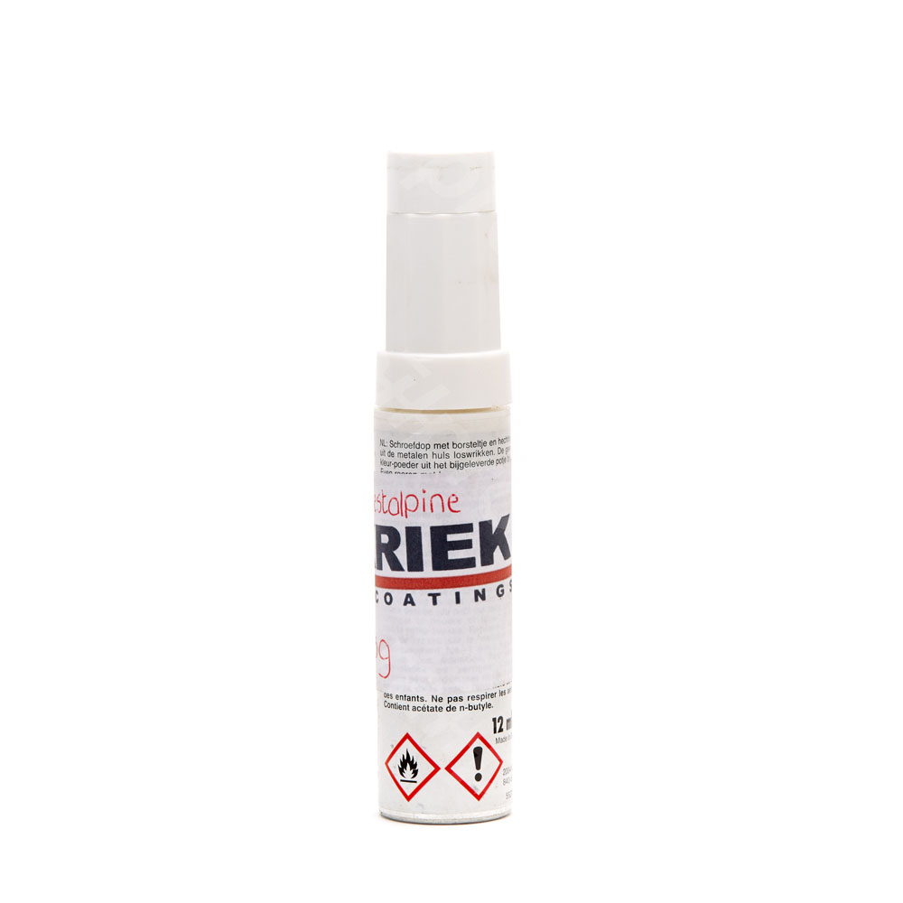 Varnish pen, for powder coating, grey, RAL7039