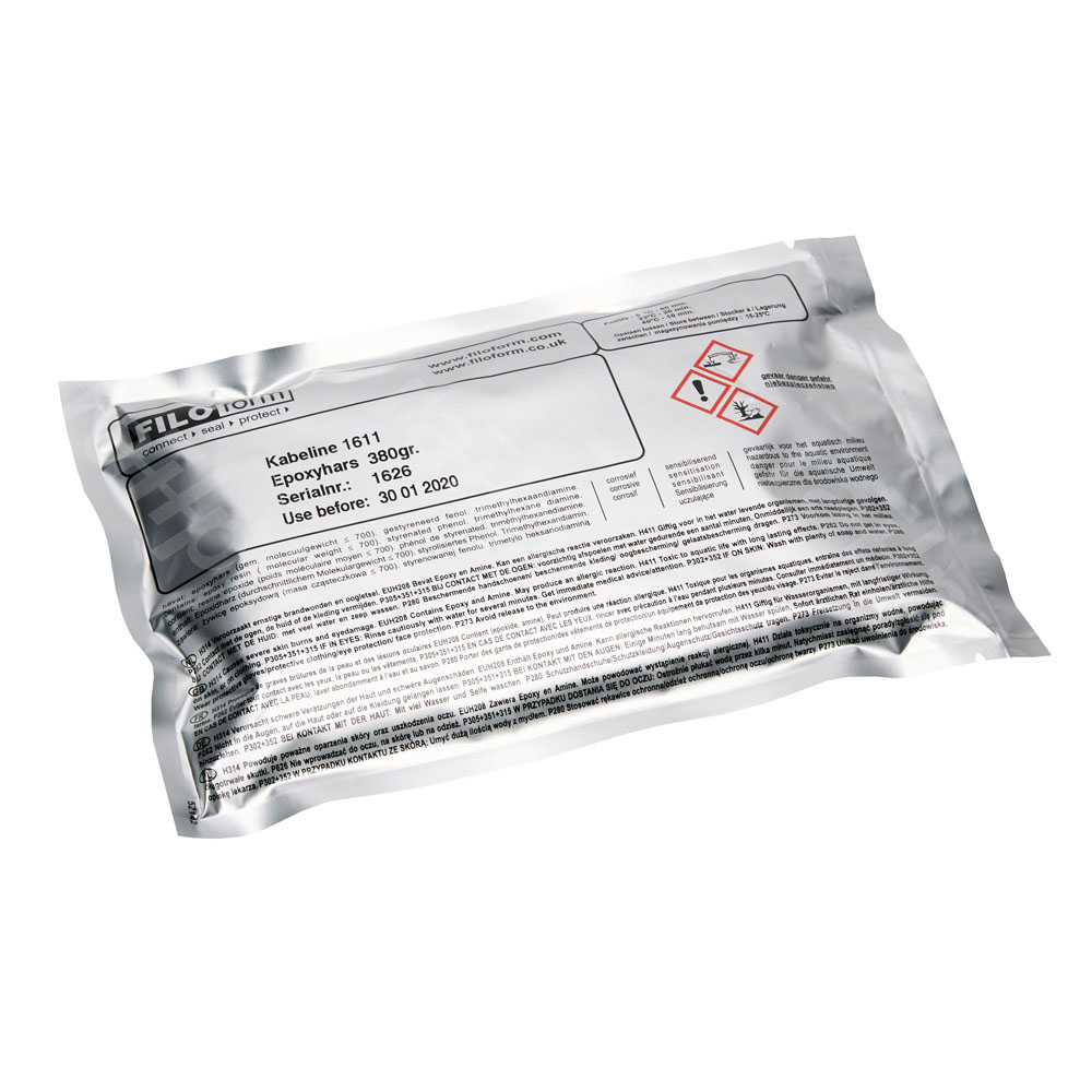 Epoxy resin, Kabeline, rd, 1611 C, 380gr