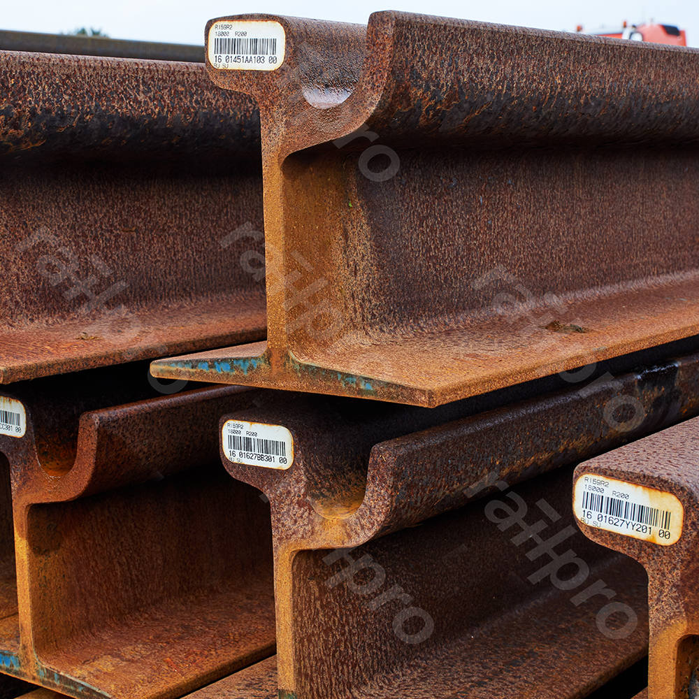 Grooved rail, 59R2 R200, 18,000mm, HTM-drilled
