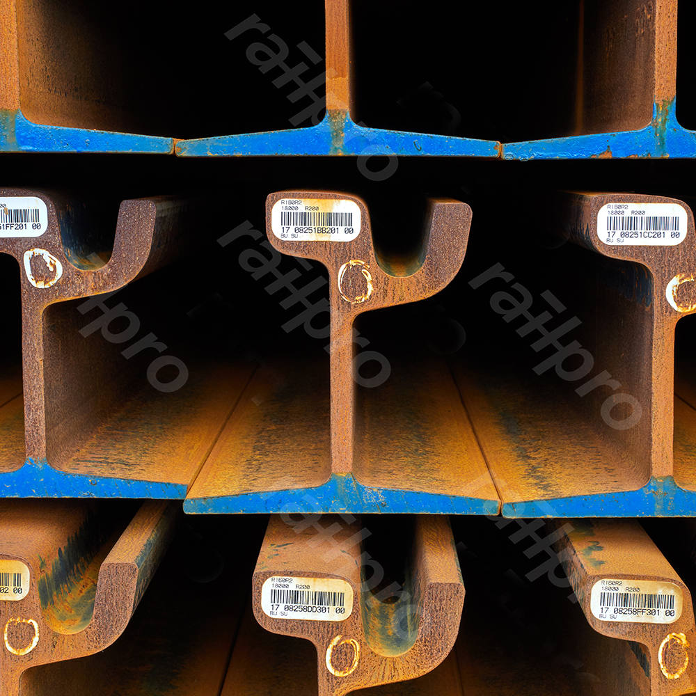 Grooved rail, 60R2 R200, 15,000mm