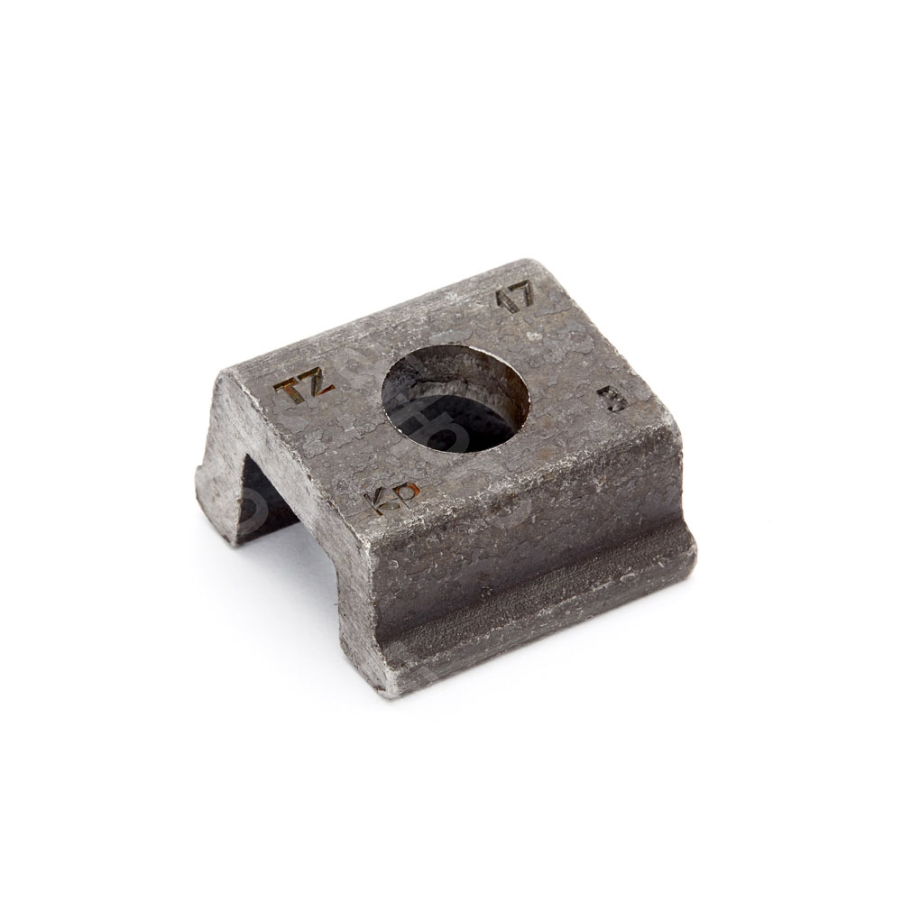 Clamp plate, for lock hole with weld lug