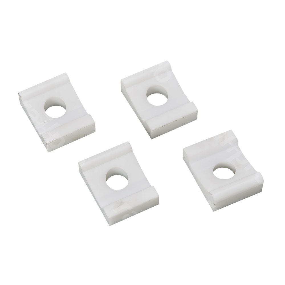 Clamp plate set, HMPE, for ES-weld