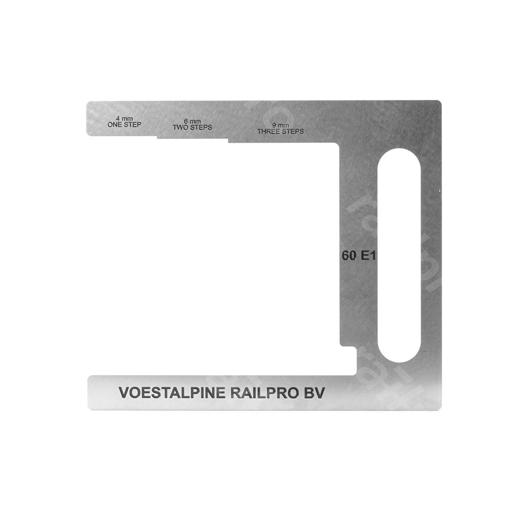 Rail wear indicator 60E1,4/6/9