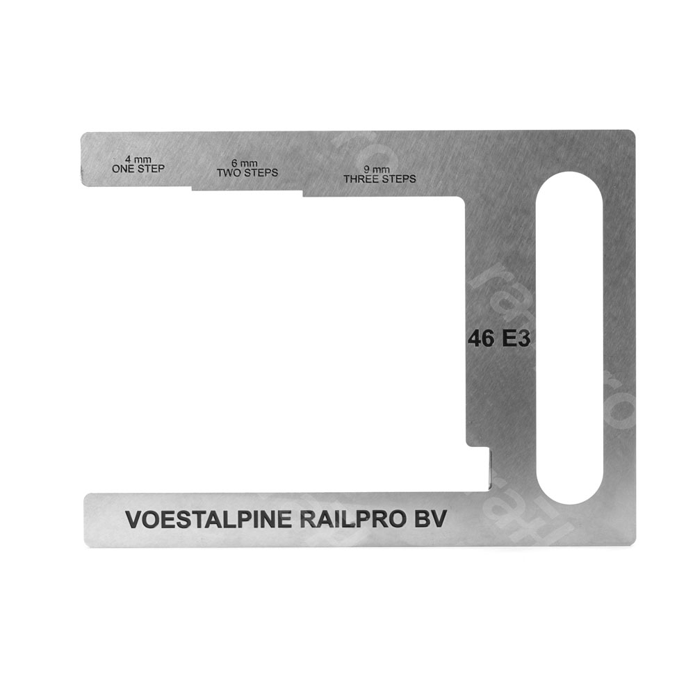 Rail wear indicator 46E3,4/6/9