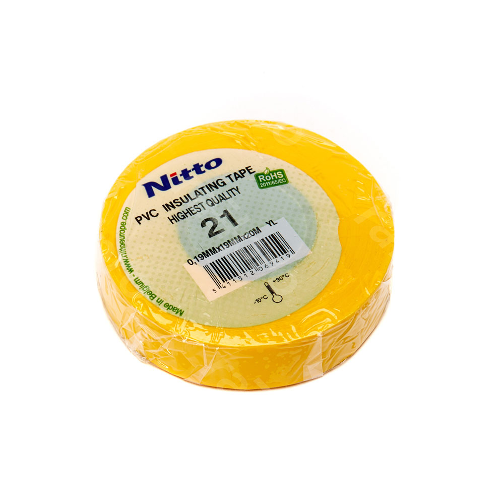 Insulation tape, yl, 19mmx20m
